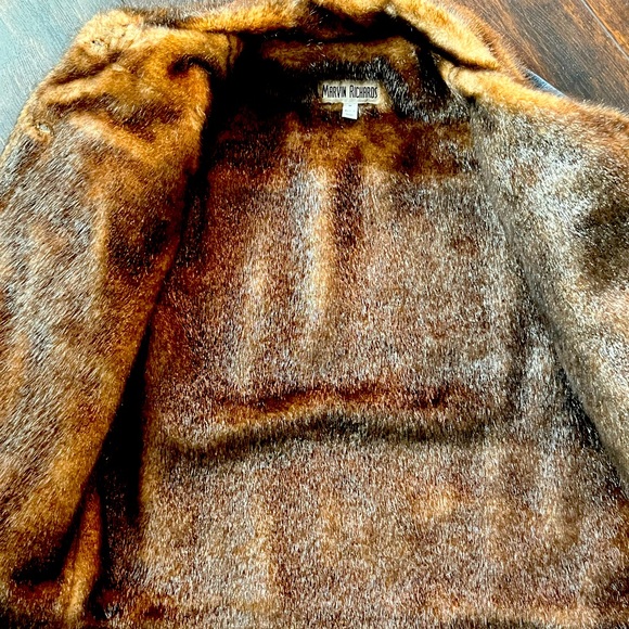 Denim faux fur jacket - Picture 2 of 3